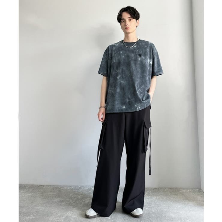 「視線を独り占め。」タイダイ染め刺繍入りオーバーサイズTシャツ Tie Dye | Classical Elf Men | 詳細画像18 