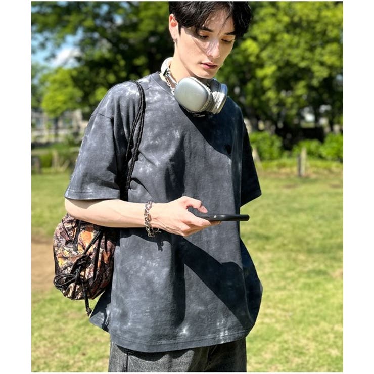 「視線を独り占め。」タイダイ染め刺繍入りオーバーサイズTシャツ Tie Dye | Classical Elf Men | 詳細画像19 