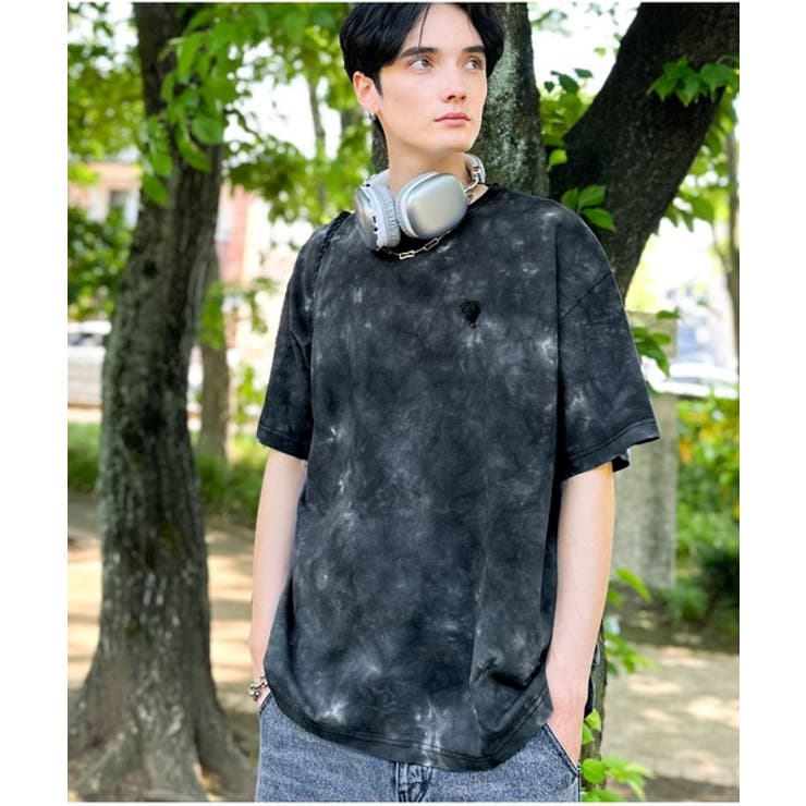 「視線を独り占め。」タイダイ染め刺繍入りオーバーサイズTシャツ Tie Dye | Classical Elf Men | 詳細画像23 