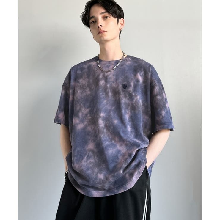 「視線を独り占め。」タイダイ染め刺繍入りオーバーサイズTシャツ Tie Dye | Classical Elf Men | 詳細画像24 