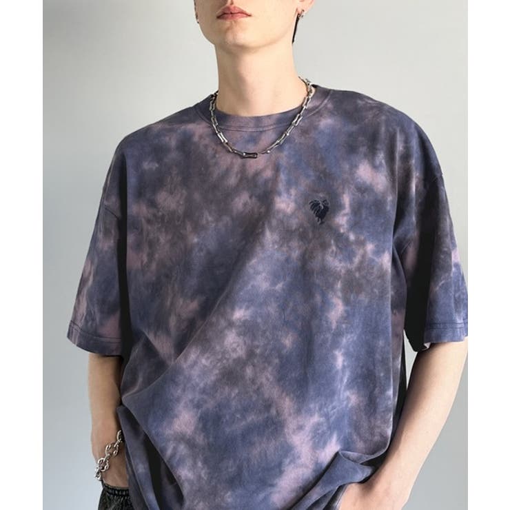 「視線を独り占め。」タイダイ染め刺繍入りオーバーサイズTシャツ Tie Dye | Classical Elf Men | 詳細画像29 