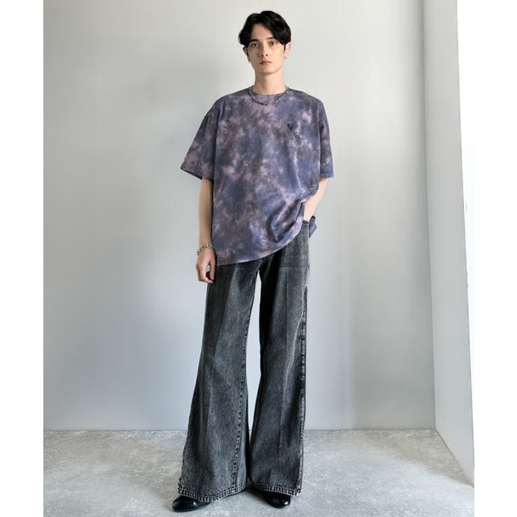 「視線を独り占め。」タイダイ染め刺繍入りオーバーサイズTシャツ Tie Dye | Classical Elf Men | 詳細画像30 