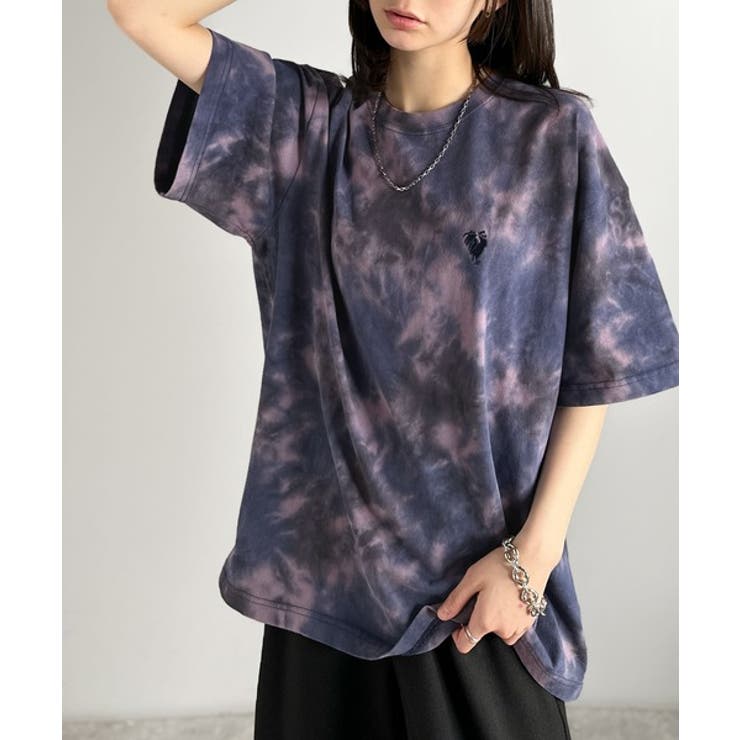 「視線を独り占め。」タイダイ染め刺繍入りオーバーサイズTシャツ Tie Dye | Classical Elf Men | 詳細画像39 