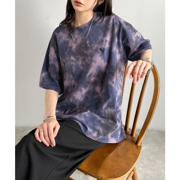 「視線を独り占め。」タイダイ染め刺繍入りオーバーサイズTシャツ Tie Dye | Classical Elf Men | 詳細画像40 