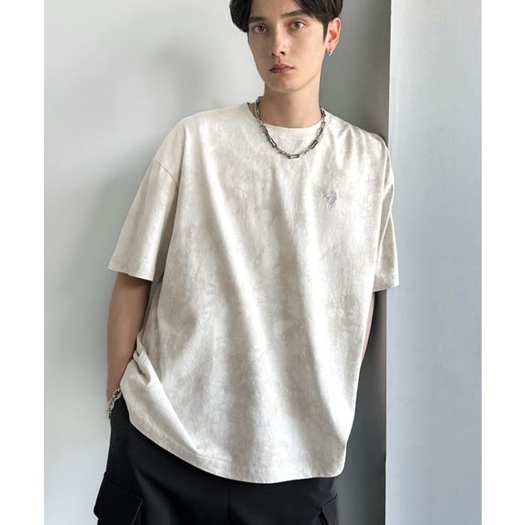 「視線を独り占め。」タイダイ染め刺繍入りオーバーサイズTシャツ Tie Dye | Classical Elf Men | 詳細画像4 