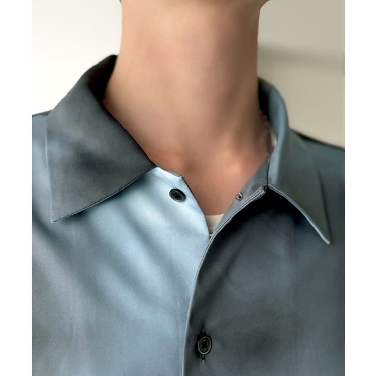 「都会的スタイル」。総柄ドレープキャンプカラーシャツ Relaxed Drape | Classical Elf Men | 詳細画像23 