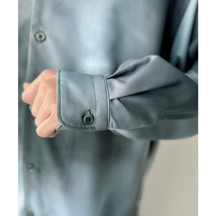 「都会的スタイル」。総柄ドレープキャンプカラーシャツ Relaxed Drape | Classical Elf Men | 詳細画像24 