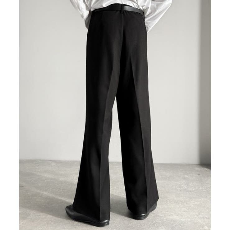 「美しい落ち感。」 ワンタックセンタープレスフレアスラックス One | Classical Elf Men | 詳細画像6 