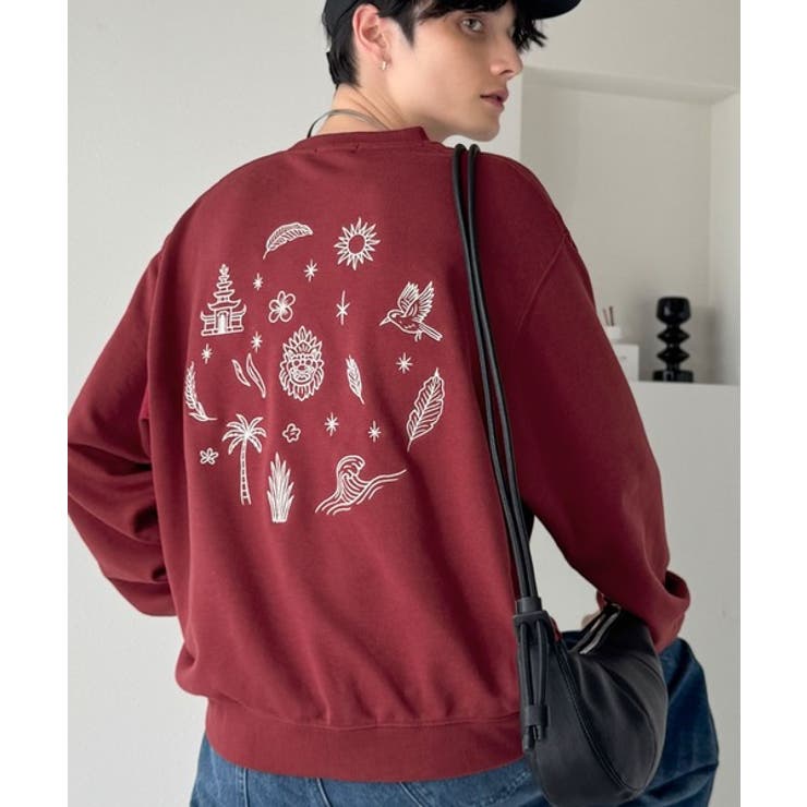 「背中で魅せる。」バック刺繍入りスウェットトレーナー Back | Classical Elf Men | 詳細画像17 