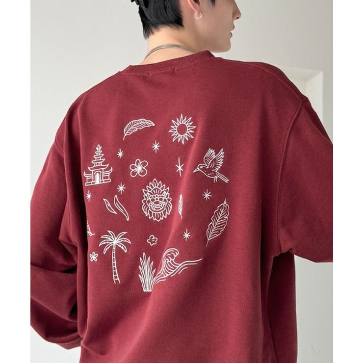 「背中で魅せる。」バック刺繍入りスウェットトレーナー Back | Classical Elf Men | 詳細画像18 