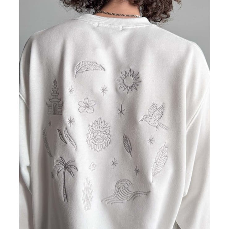 「背中で魅せる。」バック刺繍入りスウェットトレーナー Back | Classical Elf Men | 詳細画像24 