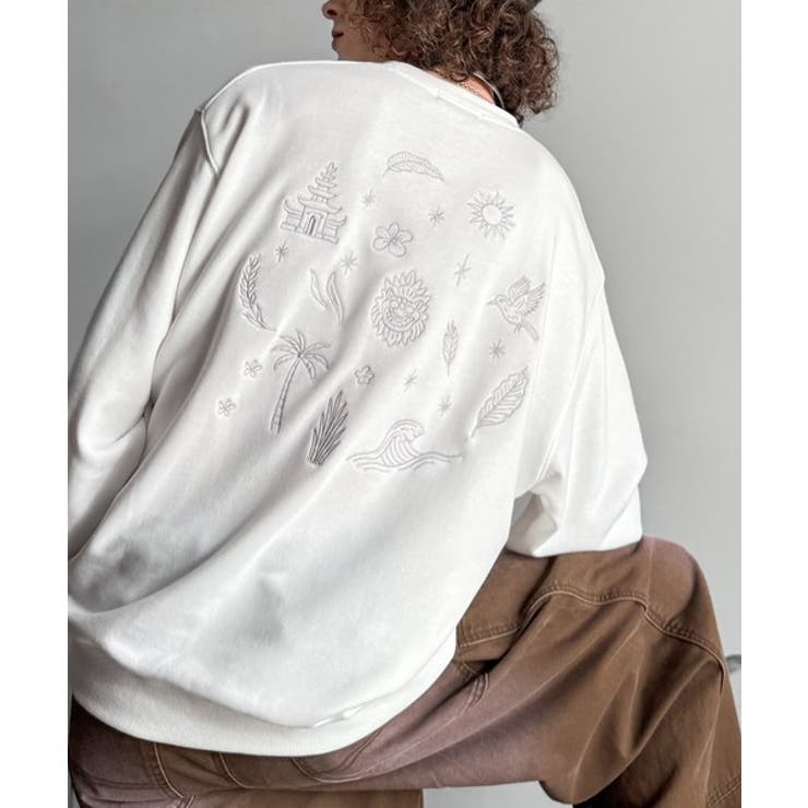 「背中で魅せる。」バック刺繍入りスウェットトレーナー Back | Classical Elf Men | 詳細画像1 