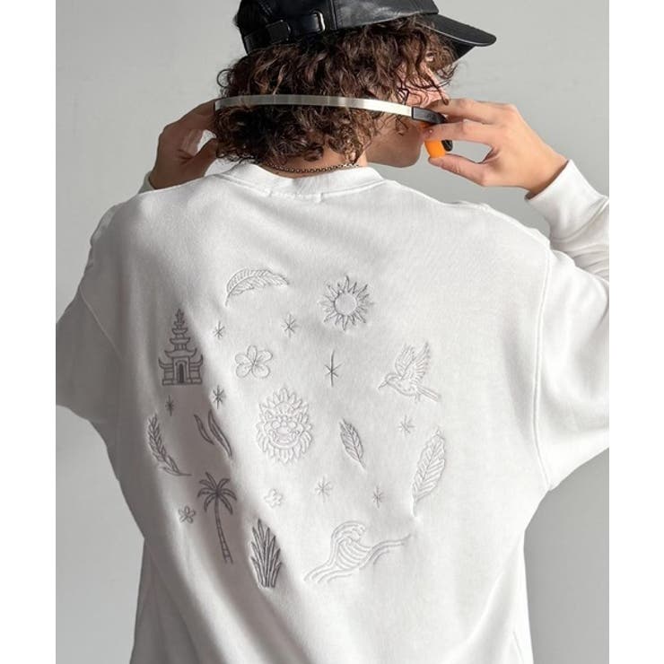 「背中で魅せる。」バック刺繍入りスウェットトレーナー Back | Classical Elf Men | 詳細画像2 