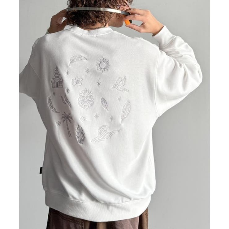 「背中で魅せる。」バック刺繍入りスウェットトレーナー Back | Classical Elf Men | 詳細画像4 