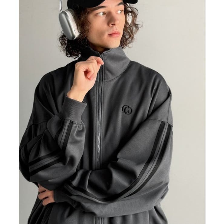 チャコールグレー | 「ありそうでない。」サイドラインドルマンハイネックトラックジャケット Side | Classical Elf Men