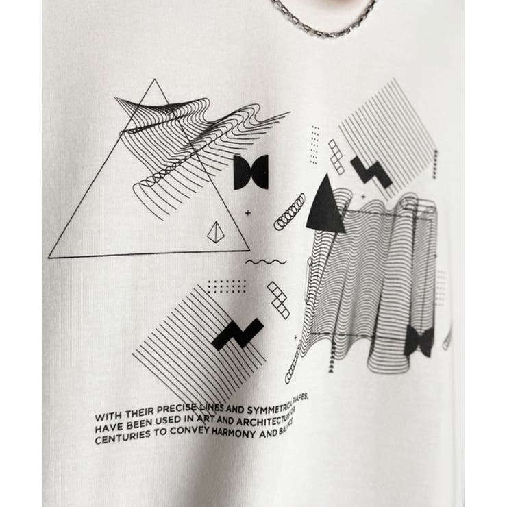【Classical Origin】幾何学柄ポンチ素材レイヤードTシャツ(長袖)… | Classical Elf Men | 詳細画像18 