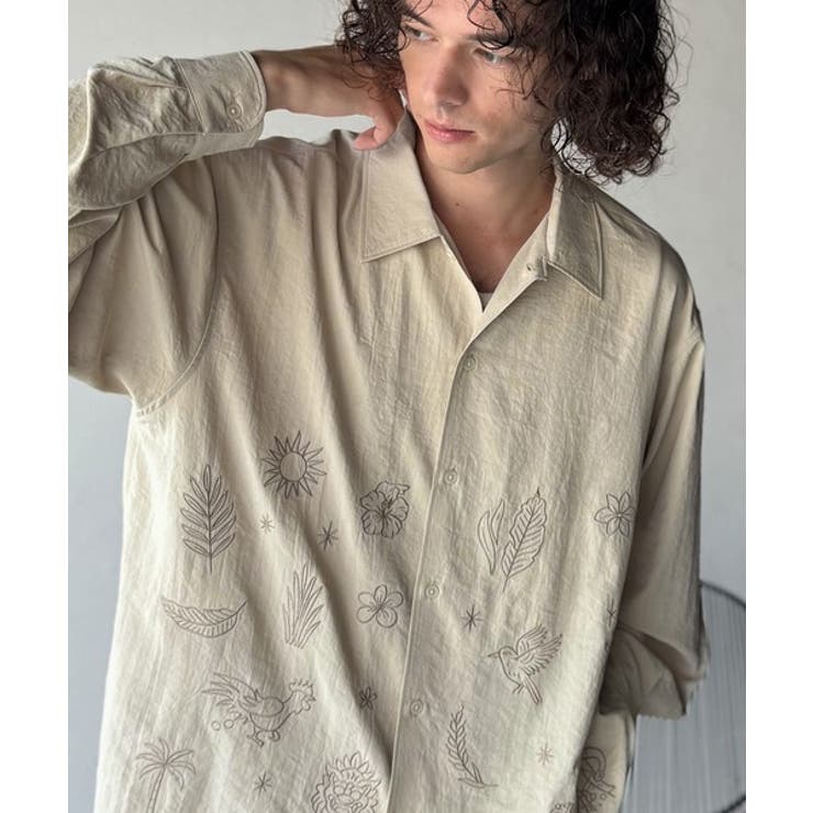 【Classical Origin】刺繍で魅せる存在感。オリジン刺繍キャンプカラ… | Classical Elf Men | 詳細画像5 