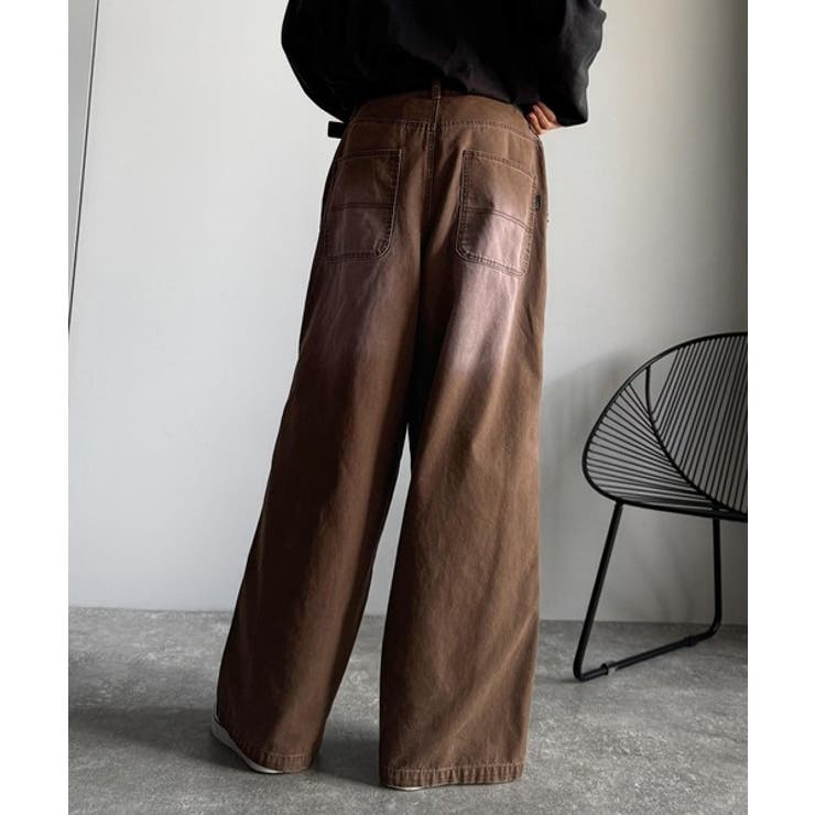 「無骨さを纏う。」綿100％ダック素材ダブルニーデザインパンツ Duck | Classical Elf Men | 詳細画像8 