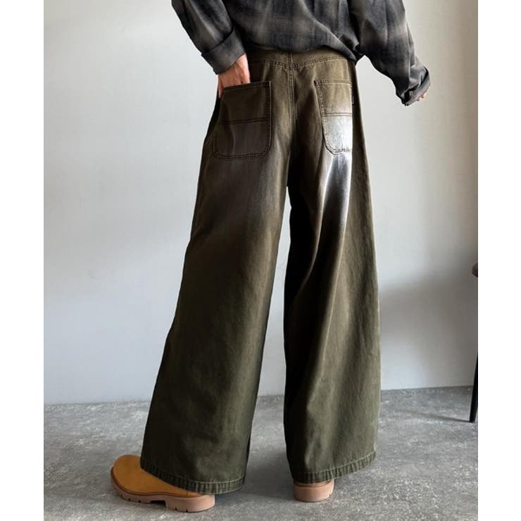 「無骨さを纏う。」綿100％ダック素材ダブルニーデザインパンツ Duck | Classical Elf Men | 詳細画像15 