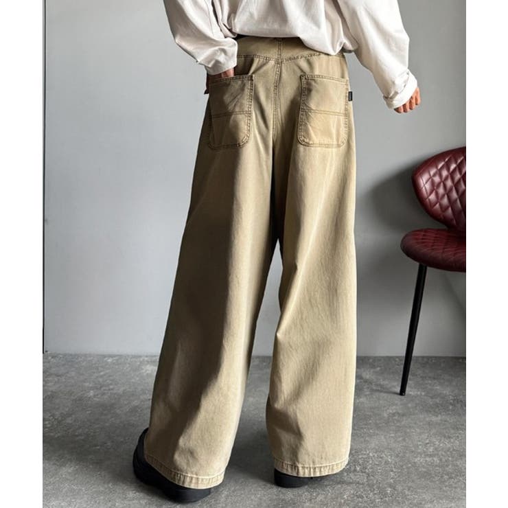 「無骨さを纏う。」綿100％ダック素材ダブルニーデザインパンツ Duck | Classical Elf Men | 詳細画像18 