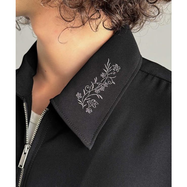 「繊細さを羽織る。」刺繍デザインエレガンスジップアップジャケット Elegant | Classical Elf Men | 詳細画像15 