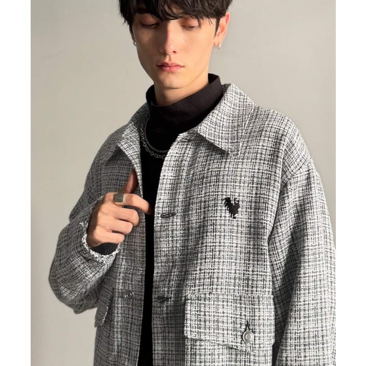 【Classical Origin】「今季トレンド。」ツイード素材ショート丈ジャ… | Classical Elf Men | 詳細画像11 