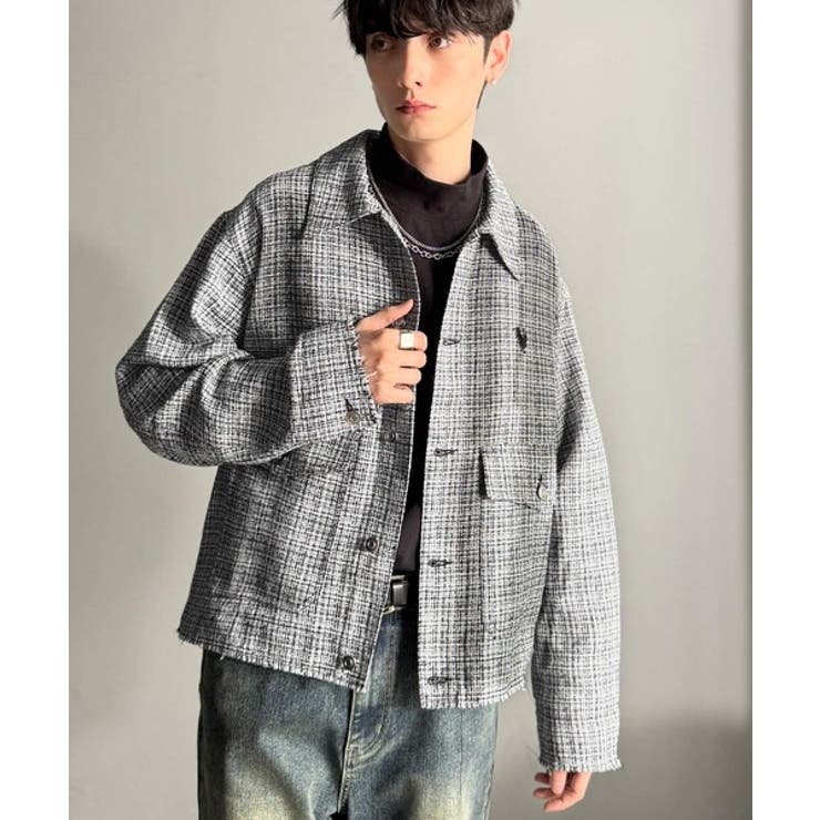 【Classical Origin】「今季トレンド。」ツイード素材ショート丈ジャ… | Classical Elf Men | 詳細画像14 