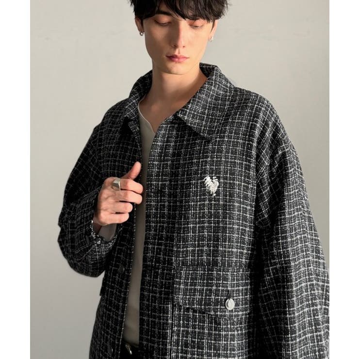 【Classical Origin】「今季トレンド。」ツイード素材ショート丈ジャ… | Classical Elf Men | 詳細画像1 