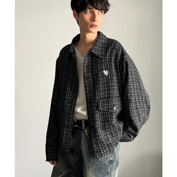 【Classical Origin】「今季トレンド。」ツイード素材ショート丈ジャ… | Classical Elf Men | 詳細画像4 