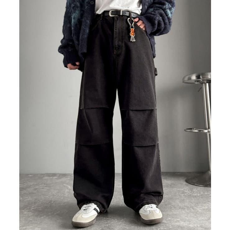 「360°無敵」ペインターパラシュートタックデニムパンツ Painter | Classical Elf Men | 詳細画像9 