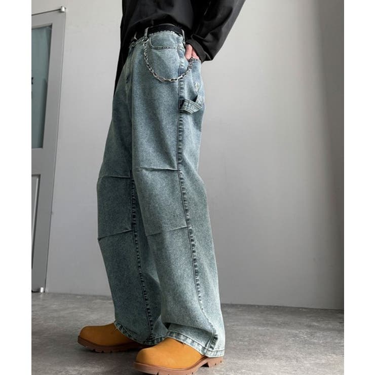 「360°無敵」ペインターパラシュートタックデニムパンツ Painter | Classical Elf Men | 詳細画像16 