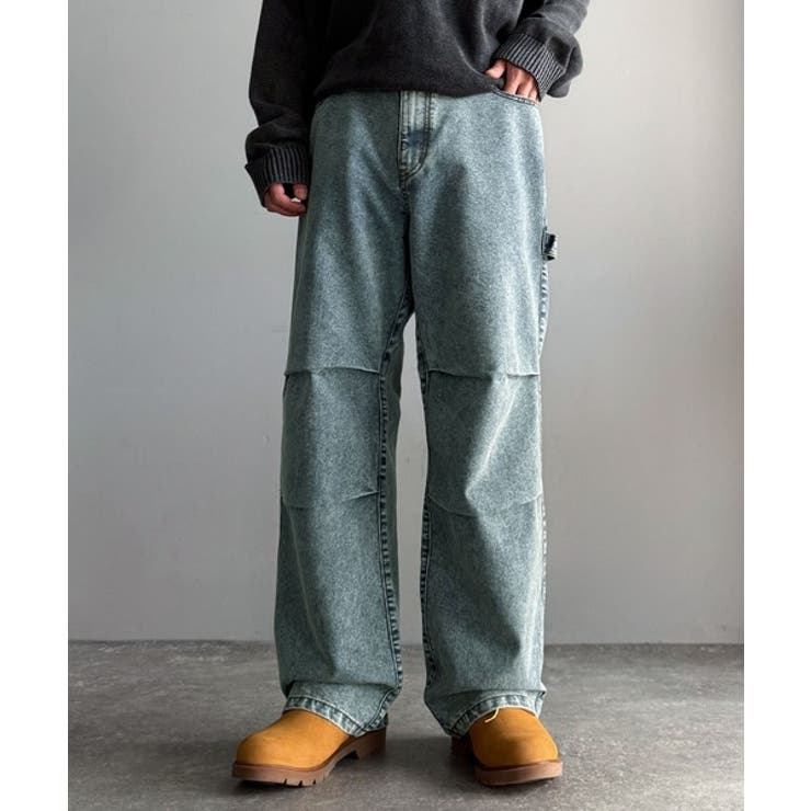 「360°無敵」ペインターパラシュートタックデニムパンツ Painter | Classical Elf Men | 詳細画像17 