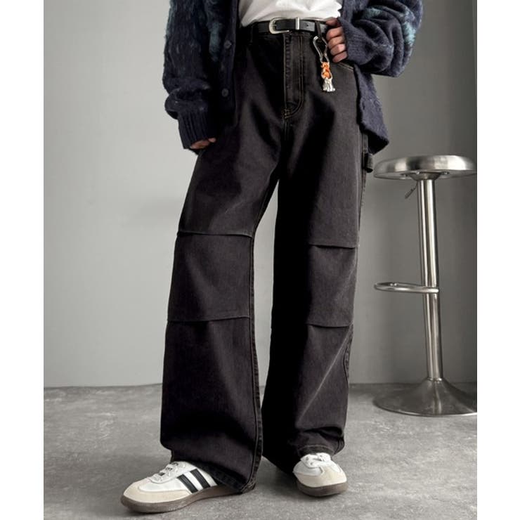 「360°無敵」ペインターパラシュートタックデニムパンツ Painter | Classical Elf Men | 詳細画像3 