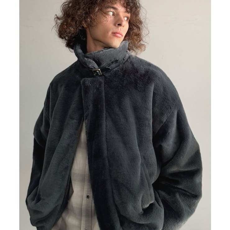 「3wayアレンジ可能。」ベルト襟フェイクファー素材ジャケット Belted | Classical Elf Men | 詳細画像11 