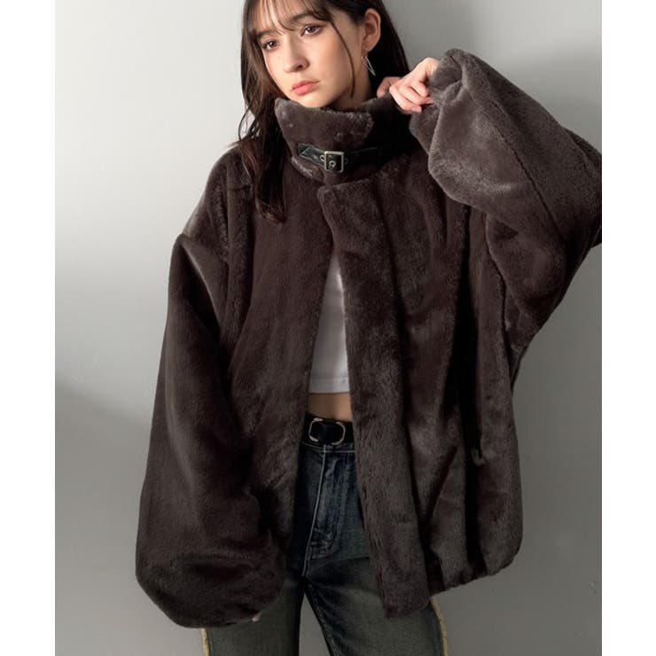 「3wayアレンジ可能。」ベルト襟フェイクファー素材ジャケット Belted | Classical Elf Men | 詳細画像14 