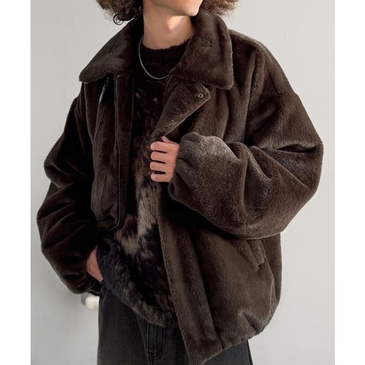 「3wayアレンジ可能。」ベルト襟フェイクファー素材ジャケット Belted | Classical Elf Men | 詳細画像24 