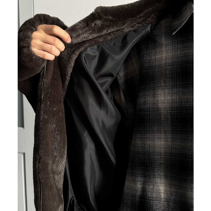 「3wayアレンジ可能。」ベルト襟フェイクファー素材ジャケット Belted | Classical Elf Men | 詳細画像35 