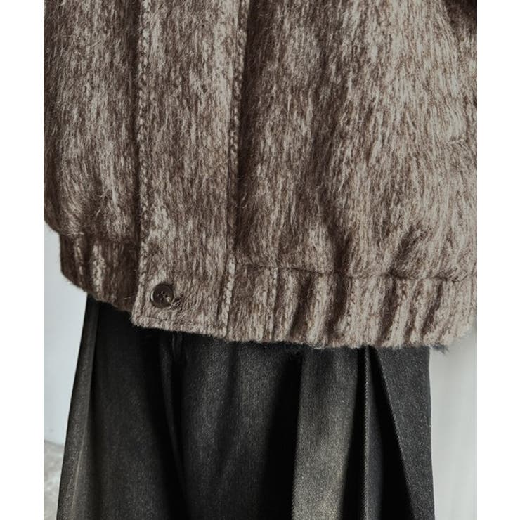 シャギーファー素材2way襟デザインブルゾン Shaggy Fur | Classical Elf Men | 詳細画像28 