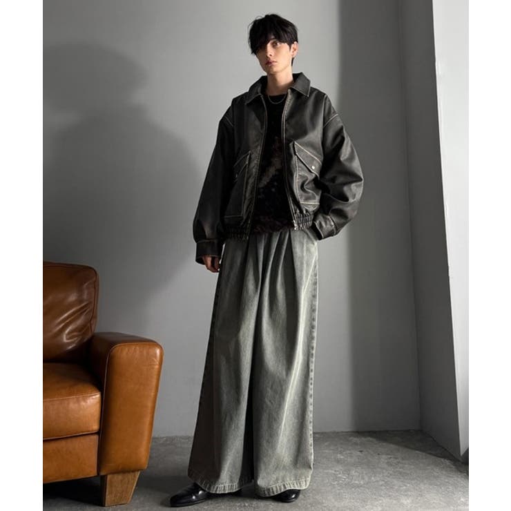 【Classical Origin】「Sランク。」ヴィンテージレザー中綿入りブル… | Classical Elf Men | 詳細画像12 