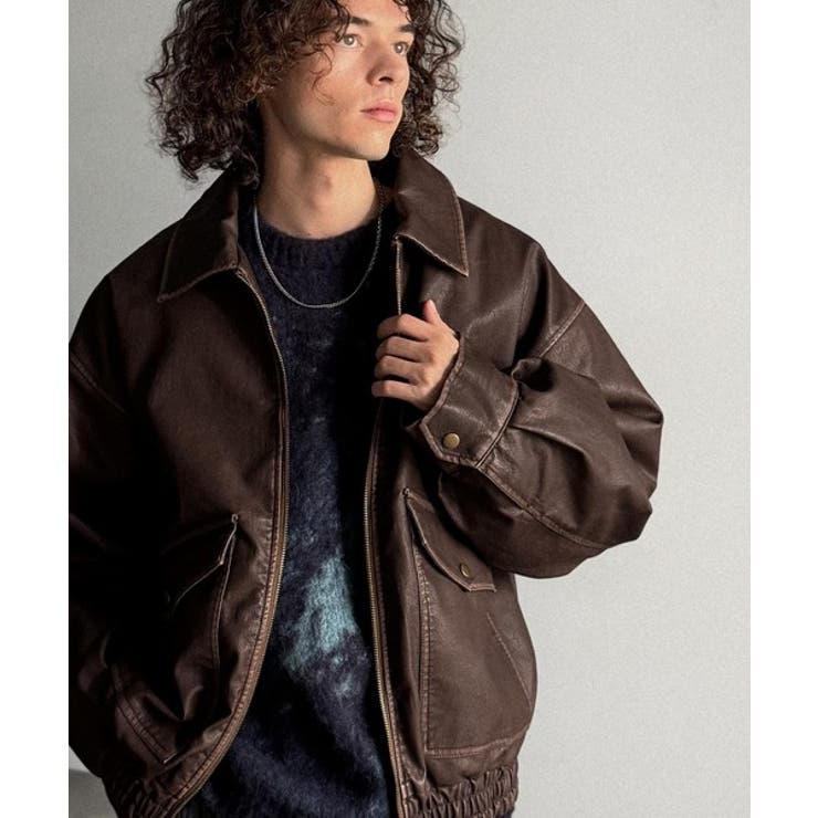 【Classical Origin】「Sランク。」ヴィンテージレザー中綿入りブル… | Classical Elf Men | 詳細画像20 