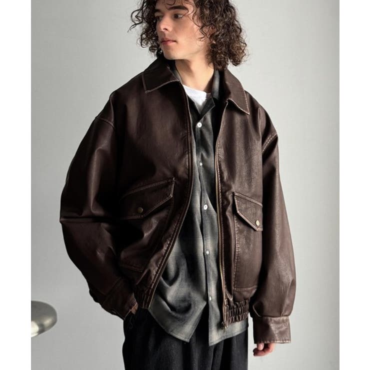 【Classical Origin】「Sランク。」ヴィンテージレザー中綿入りブル… | Classical Elf Men | 詳細画像22 