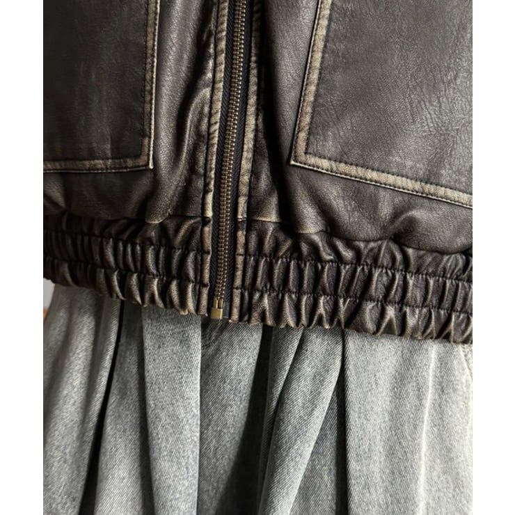 【Classical Origin】「Sランク。」ヴィンテージレザー中綿入りブル… | Classical Elf Men | 詳細画像31 