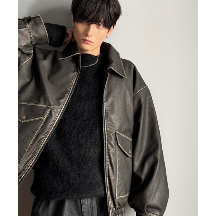 【Classical Origin】「Sランク。」ヴィンテージレザー中綿入りブル… | Classical Elf Men | 詳細画像2 