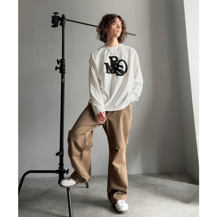 「一軍確定。」フリンジパッチワーク使いリラックスTシャツ Fringe and | Classical Elf Men | 詳細画像9 