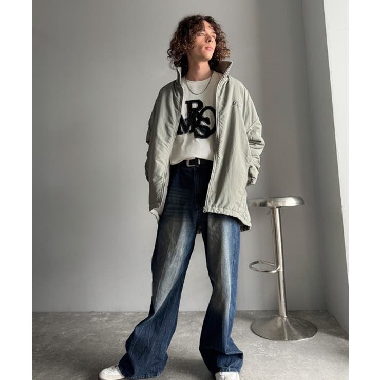 「一軍確定。」フリンジパッチワーク使いリラックスTシャツ Fringe and | Classical Elf Men | 詳細画像12 