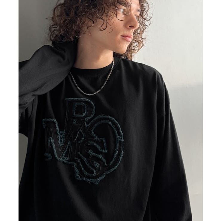 「一軍確定。」フリンジパッチワーク使いリラックスTシャツ Fringe and | Classical Elf Men | 詳細画像15 