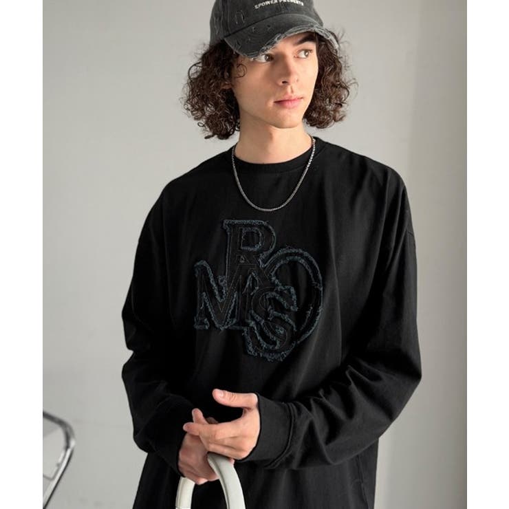 「一軍確定。」フリンジパッチワーク使いリラックスTシャツ Fringe and | Classical Elf Men | 詳細画像18 