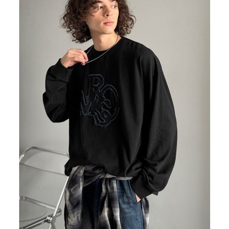 「一軍確定。」フリンジパッチワーク使いリラックスTシャツ Fringe and | Classical Elf Men | 詳細画像19 