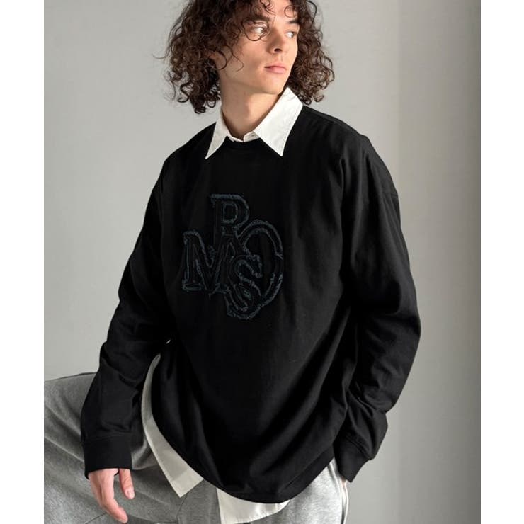 「一軍確定。」フリンジパッチワーク使いリラックスTシャツ Fringe and | Classical Elf Men | 詳細画像24 