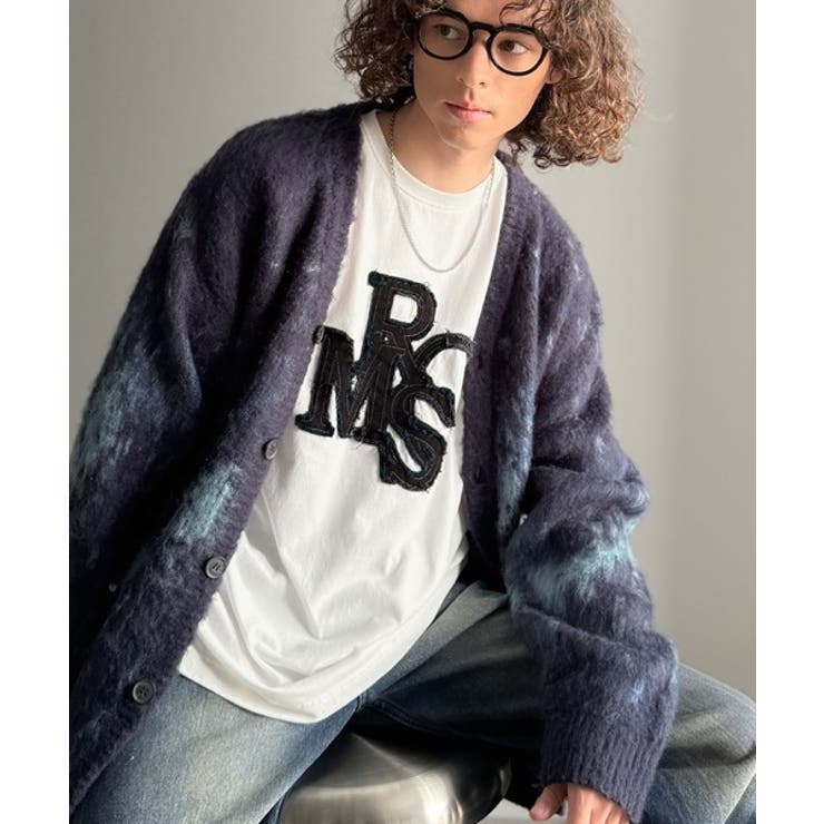 「一軍確定。」フリンジパッチワーク使いリラックスTシャツ Fringe and | Classical Elf Men | 詳細画像1 